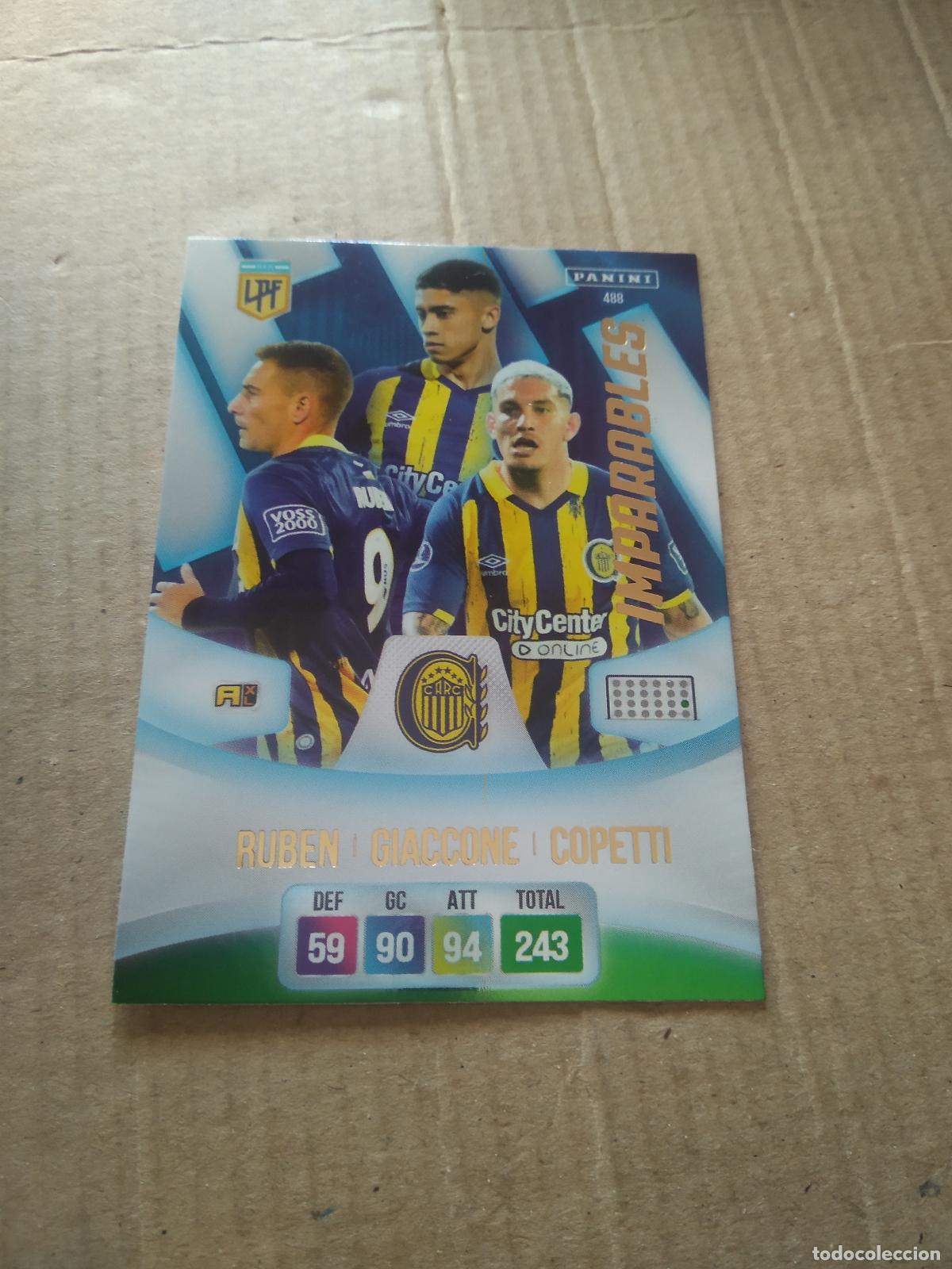 Cromos de Futebol: 488 RUBEN GIACCONE COPETTI ROSARIO CROMO FUTBOL ARGENTINO PANINI LIGA ARGENTINA 2024 ADRENALYN