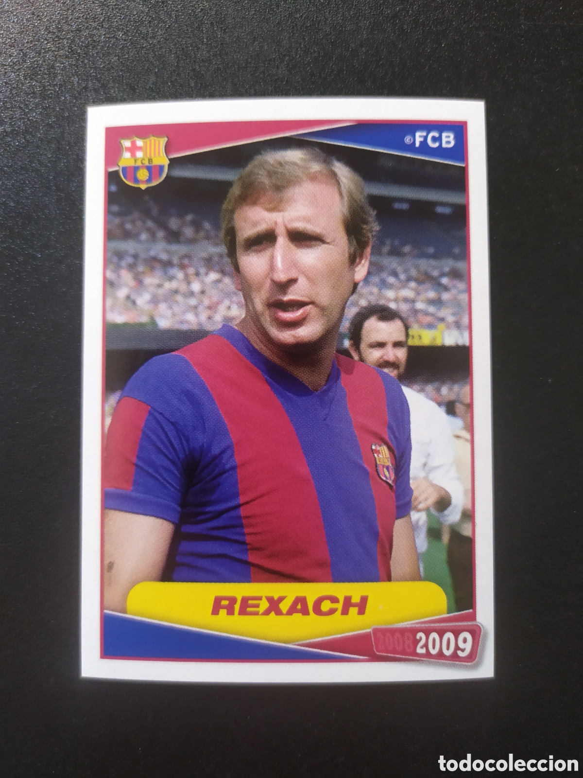 Cartes &agrave; collectionner de Football: FC Barcelona colecci&oacute;n oficial 2008 2009 08 09 panini Rexach n&deg; 164 sin pegar