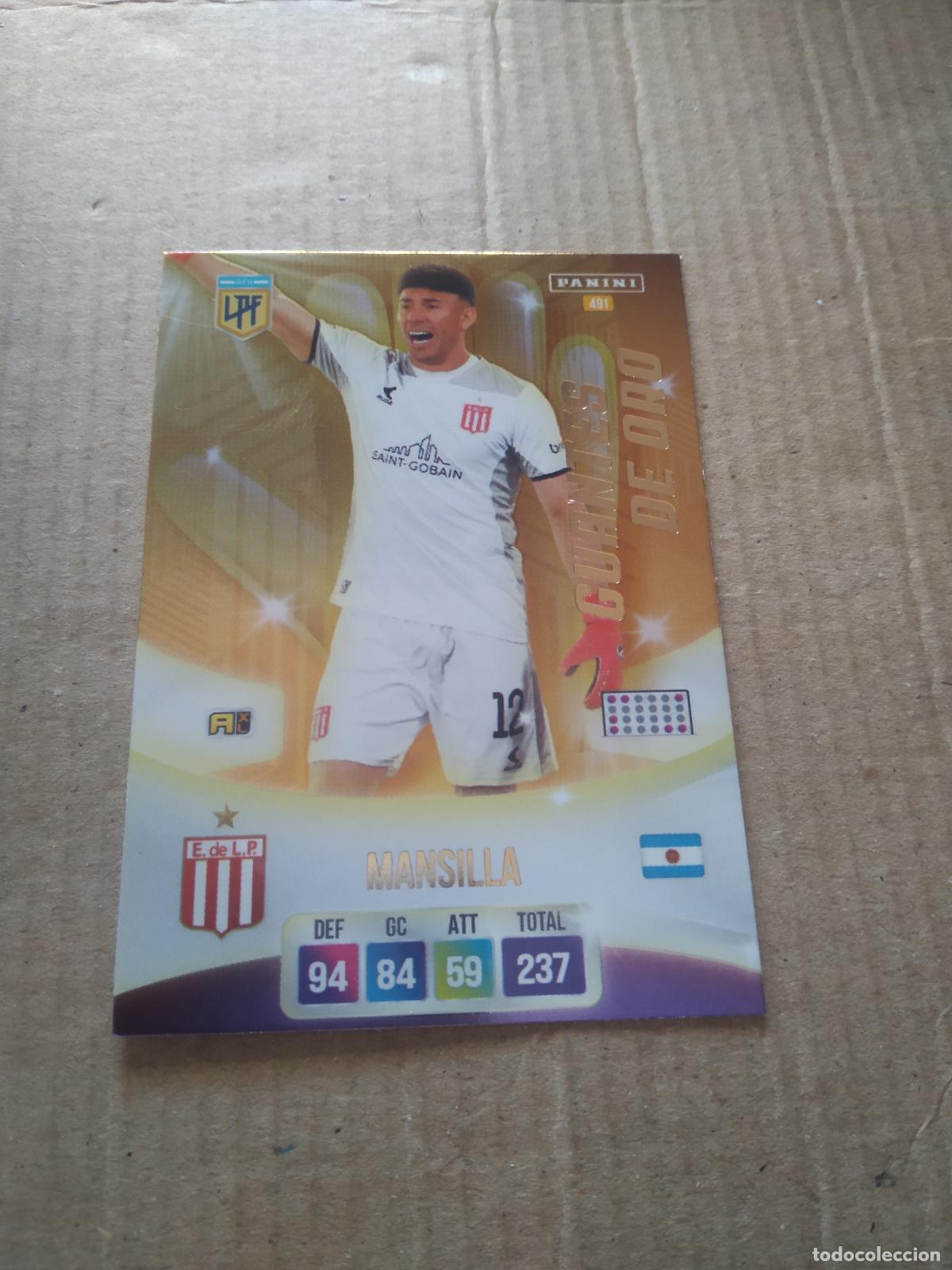 Cartes &agrave; collectionner de Football: 491 MANSILLA ESTUDIANTES CROMO FUTBOL ARGENTINO PANINI LIGA ARGENTINA 2024 ADRENALYN