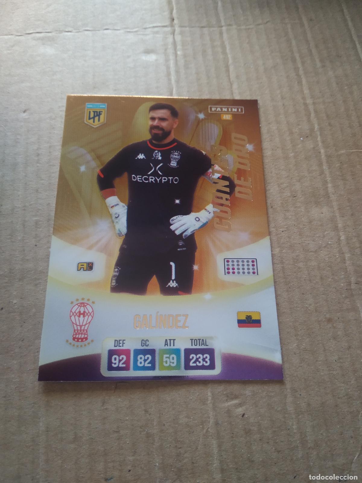 Cartes &agrave; collectionner de Football: 492 GALINDEZ HURACAN CROMO FUTBOL ARGENTINO PANINI LIGA ARGENTINA 2024 ADRENALYN