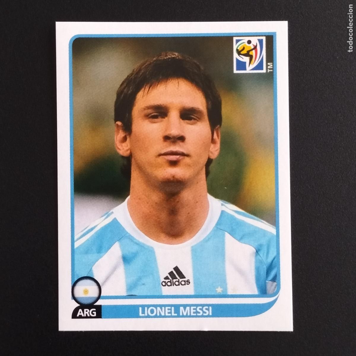 Football Stickers: 122 LIONEL MESSI ARGENTINA CROMOS MUNDIAL FUTBOL SOUTH AFRICA 2010 FIFA WORLD CUP PANINI