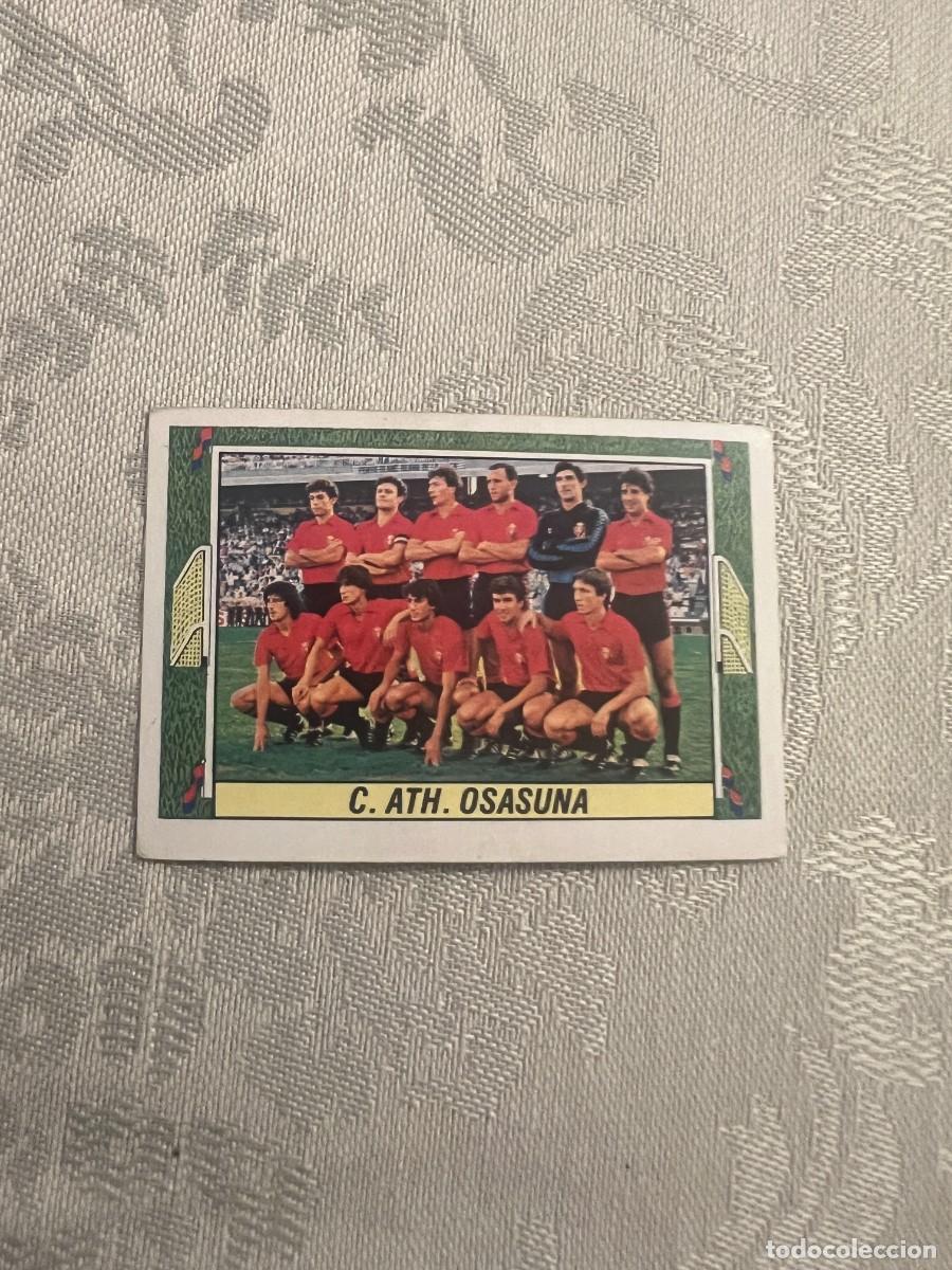 Cromos de F&uacute;tbol: ALINEACI&Oacute;N OSASUNA NUNCA PEGADO LIGA ESTE 1984/85 84 85