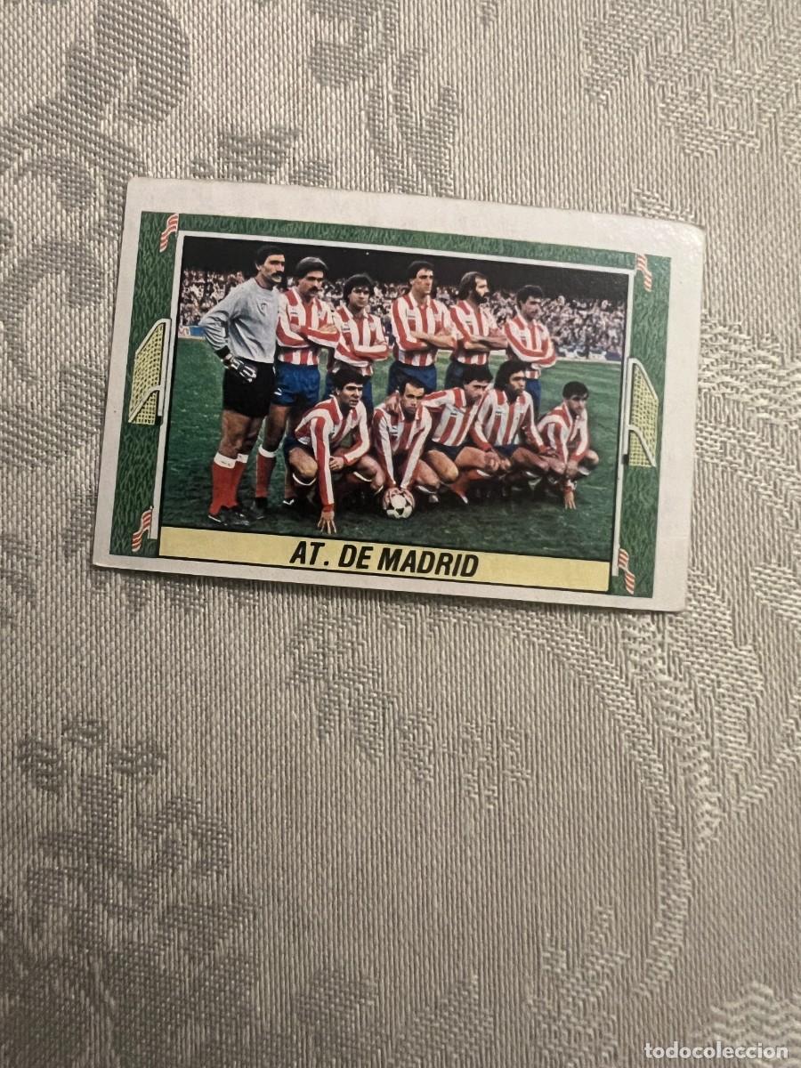 Cromos de F&uacute;tbol: ALINEACI&Oacute;N AT MADRID NUNCA PEGADO LIGA ESTE 1984/85 84 85
