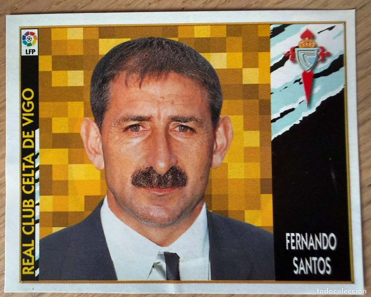 Cromos de F&uacute;tbol: FERNANDO SANTOS BAJA ENTRENADOR CELTA VIGO 97 98 1997 1998 LIGA EDICIONES ESTE RECORTADO STICKER