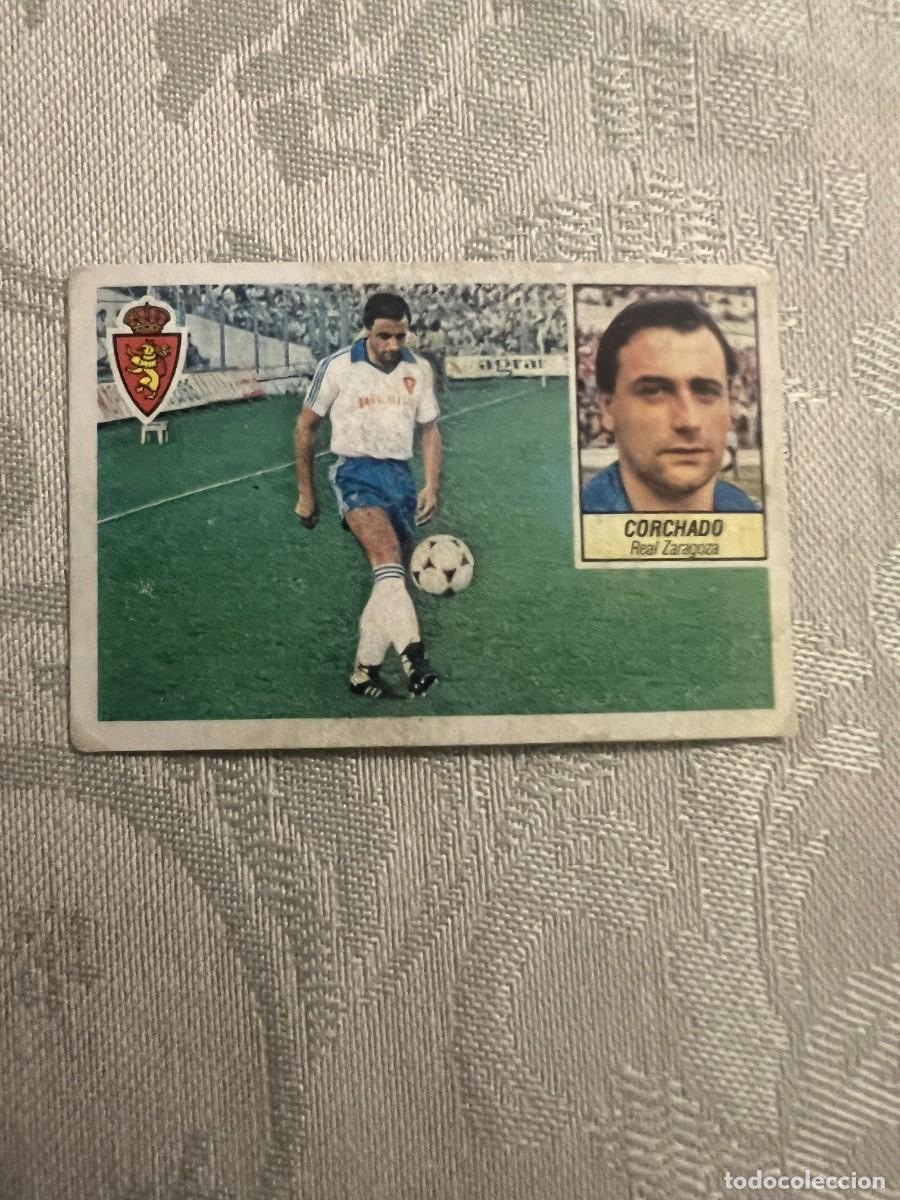 Cromos de F&uacute;tbol: CORCHADO REAL ZARAGOZA NUNCA PEGADO LIGA ESTE 1984/85 84 85