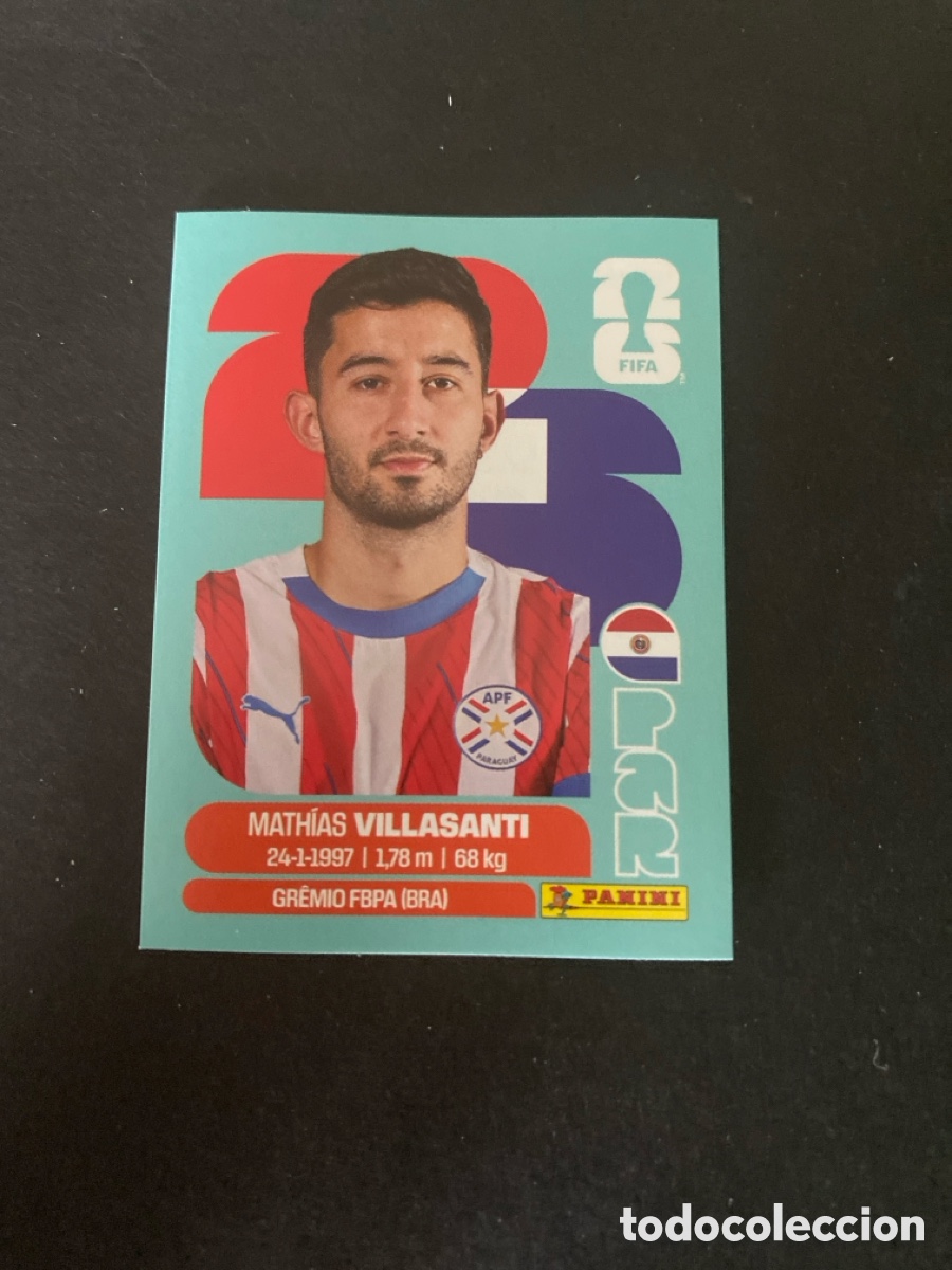Cromos de F&uacute;tbol: Cromo Paraguay N*9 Mundial 2026