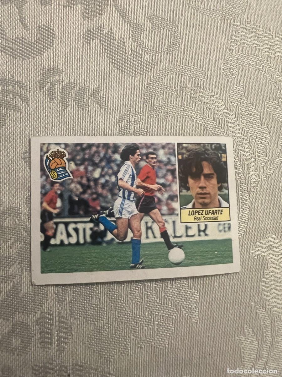 Cromos de F&uacute;tbol: LOPEZ UFARTE REAL SOCIEDAD NUNCA PEGADO LIGA ESTE 1984/85 84 85