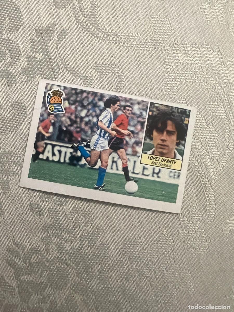 Cromos de F&uacute;tbol: LOPEZ UFARTE REAL SOCIEDAD NUNCA PEGADO LIGA ESTE 1984/85 84 85