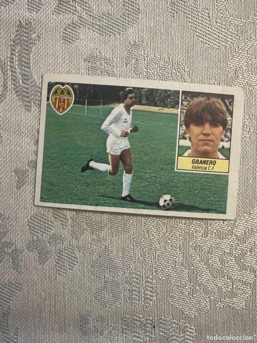 Cromos de F&uacute;tbol: GRANERO VALENCIA NUNCA PEGADO LIGA ESTE 1984/85 84 85