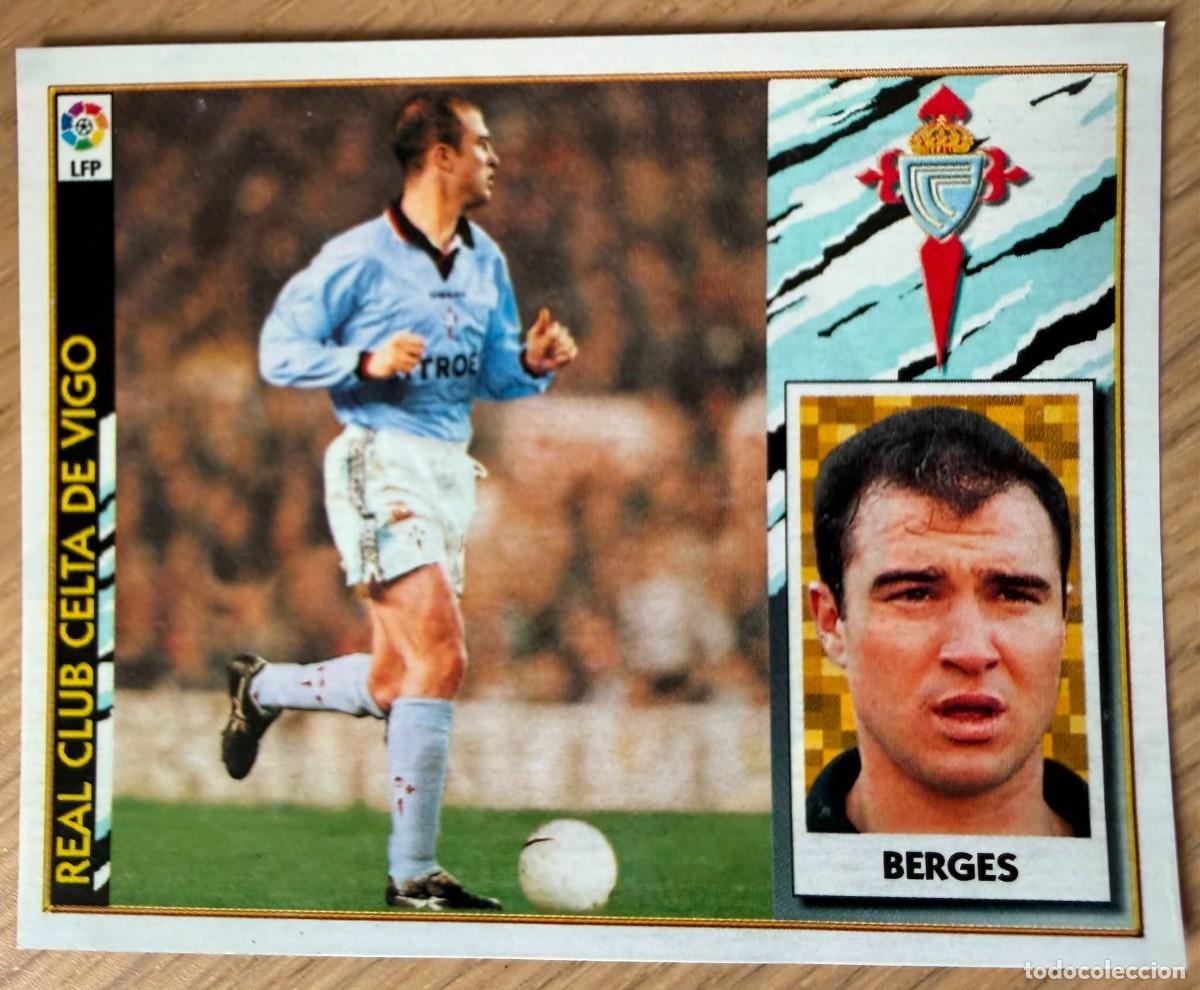 Cromos de F&uacute;tbol: BERGES CELTA VIGO 97 98 1997 1998 LIGA EDICIONES ESTE RECORTADO STICKER
