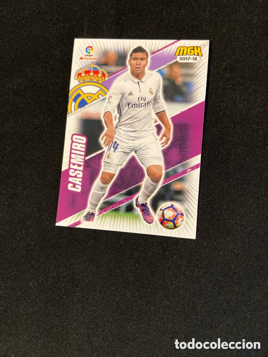 Figurine di Calcio: CASEMIRO 387 (REAL MADRID) PANINI MEGACRACKS 2017-2018 17 18 CROMO CARTA M-2