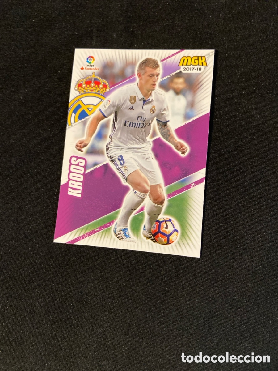 Figurine di Calcio: KROOS 388 (REAL MADRID) PANINI MEGACRACKS 2017-2018 17 18 CROMO CARTA M-2