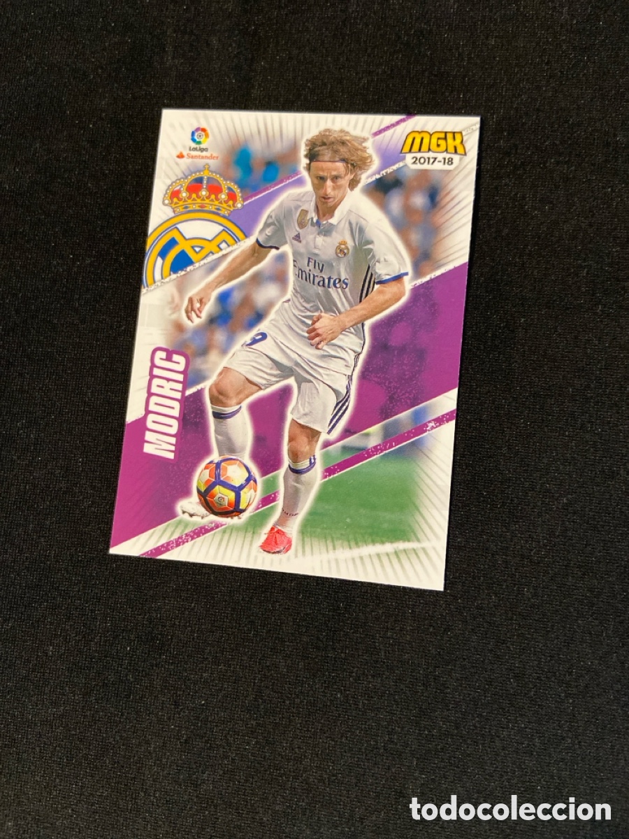 Figurine di Calcio: MODRIC 389 (REAL MADRID) PANINI MEGACRACKS 2017-2018 17 18 CROMO CARTA M-2