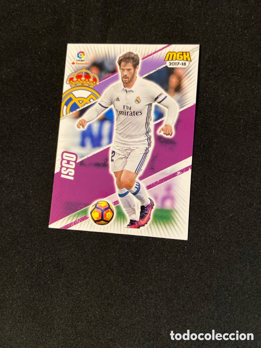 Figurine di Calcio: ISCO 390 (REAL MADRID) PANINI MEGACRACKS 2017-2018 17 18 CROMO CARTA M-2