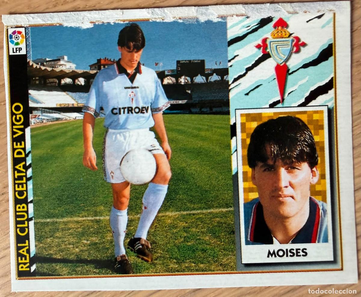 Football Stickers: MOISES CELTA VIGO 97 98 1997 1998 LIGA EDICIONES ESTE RECORTADO STICKER