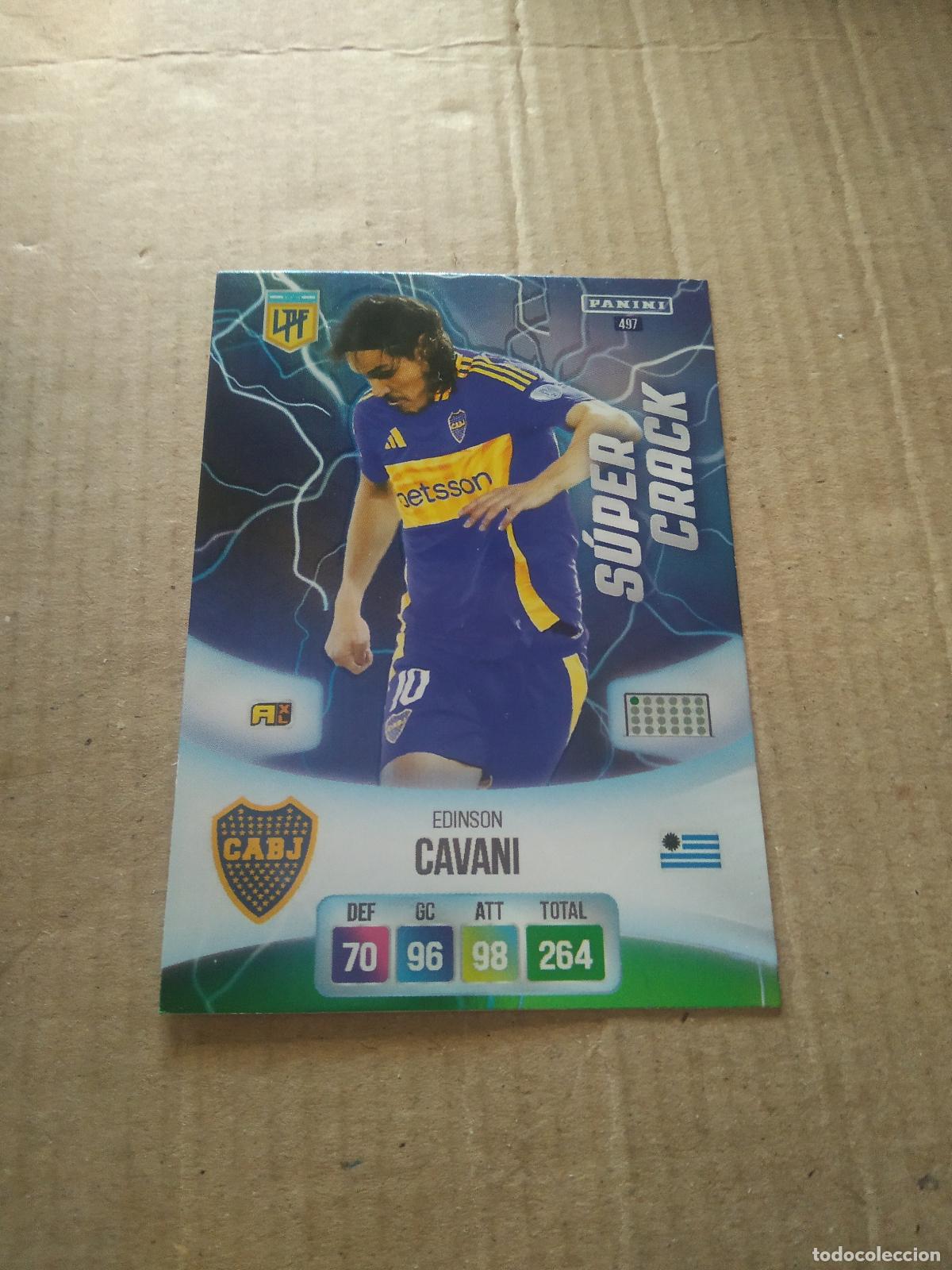 Cromos de F&uacute;tbol: 497 CAVANI BOCA JUNIORS CROMO FUTBOL ARGENTINO PANINI LIGA ARGENTINA 2024 ADRENALYN