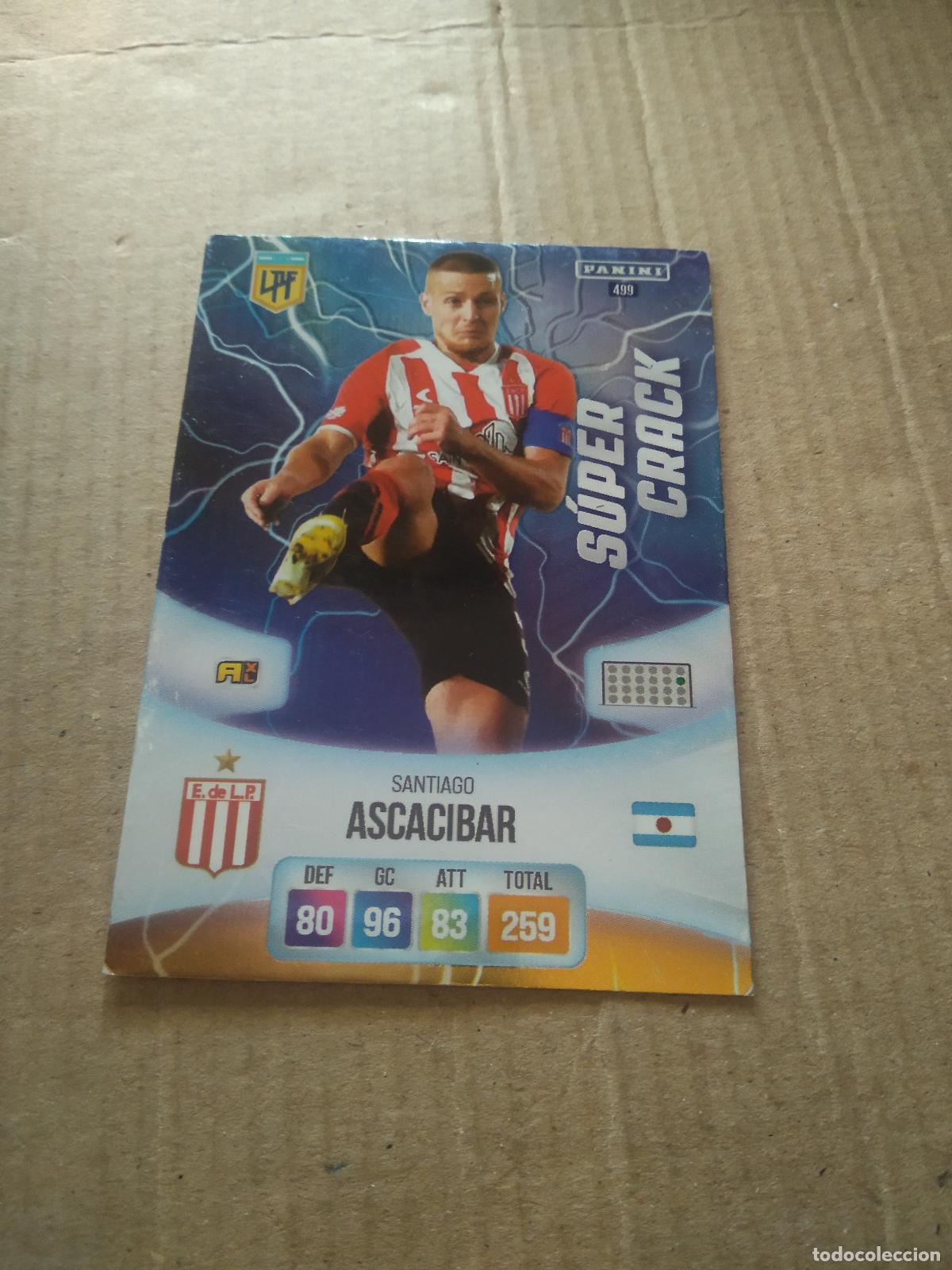 Cromos de F&uacute;tbol: 499 SANTIAGO ASCACIBAR ESTUDIANTES CROMO FUTBOL ARGENTINO PANINI LIGA ARGENTINA 2024 ADRENALYN
