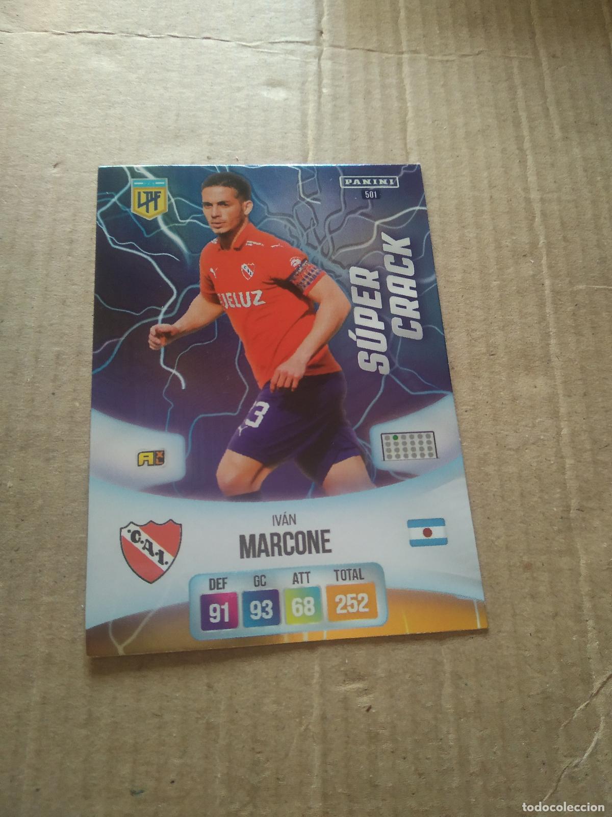 Cromos de F&uacute;tbol: 501 IVAN MARCONE INDEPENDIENTE CROMO FUTBOL ARGENTINO PANINI LIGA ARGENTINA 2024 ADRENALYN