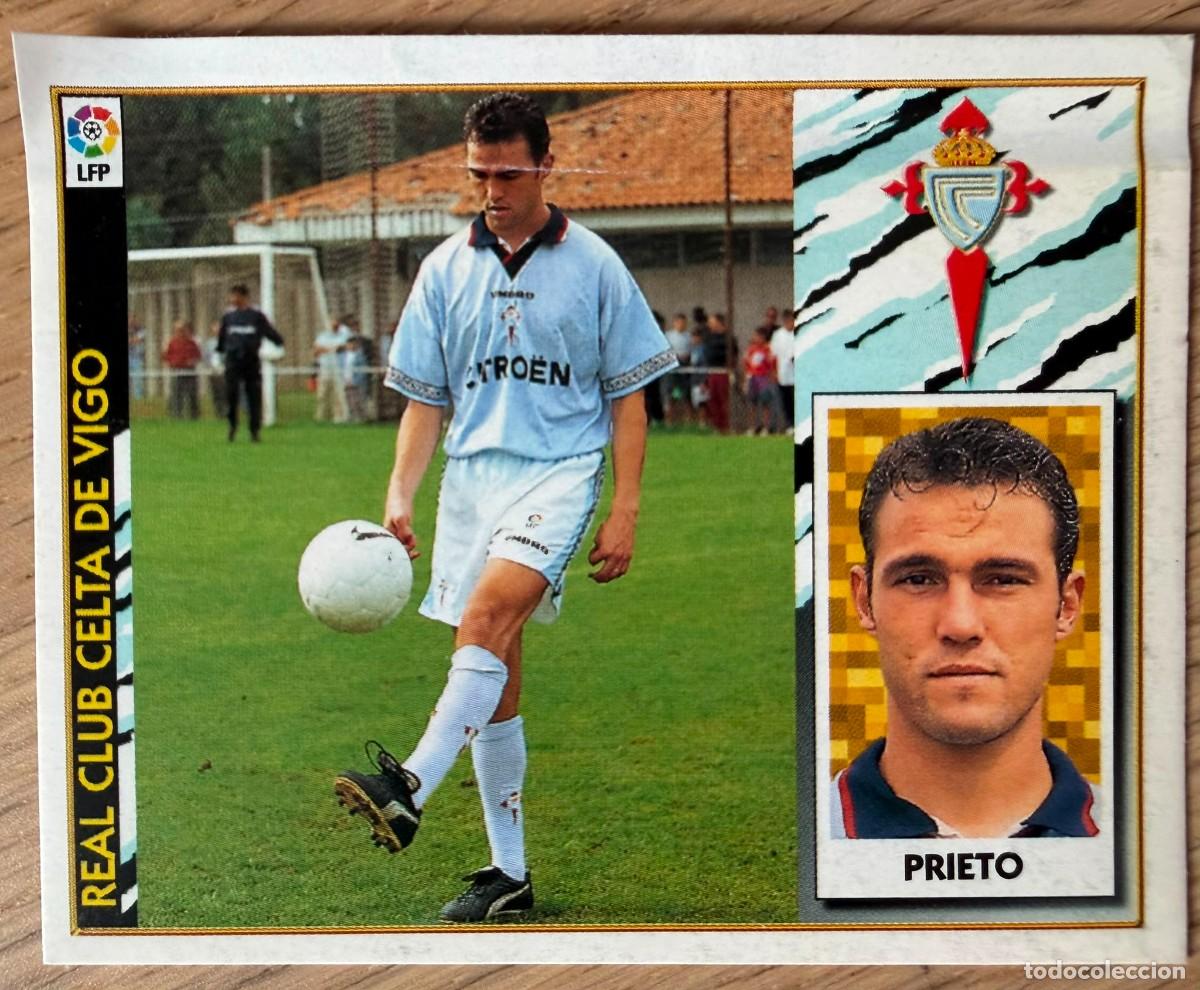 Cromos de F&uacute;tbol: PRIETO CELTA VIGO 97 98 1997 1998 LIGA EDICIONES ESTE VENTANILLA STICKER