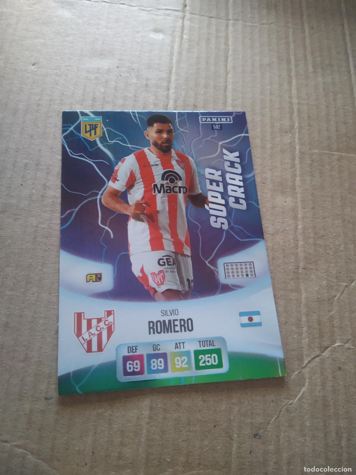 Cromos de F&uacute;tbol: 502 SILVIO ROMERO INSTITUTO CORDOBA CROMO FUTBOL ARGENTINO PANINI LIGA ARGENTINA 2024 ADRENALYN