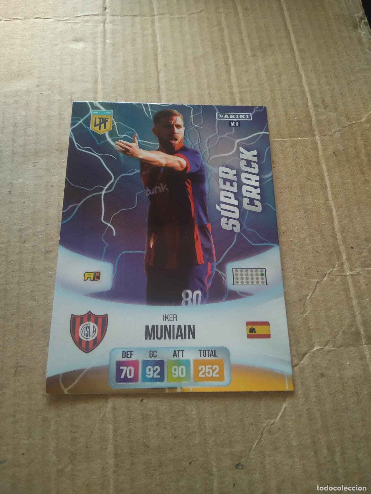 Cromos de F&uacute;tbol: 508 IKER MUNIAIN SAN LORENZO CROMO FUTBOL ARGENTINO PANINI LIGA ARGENTINA 2024 ADRENALYN