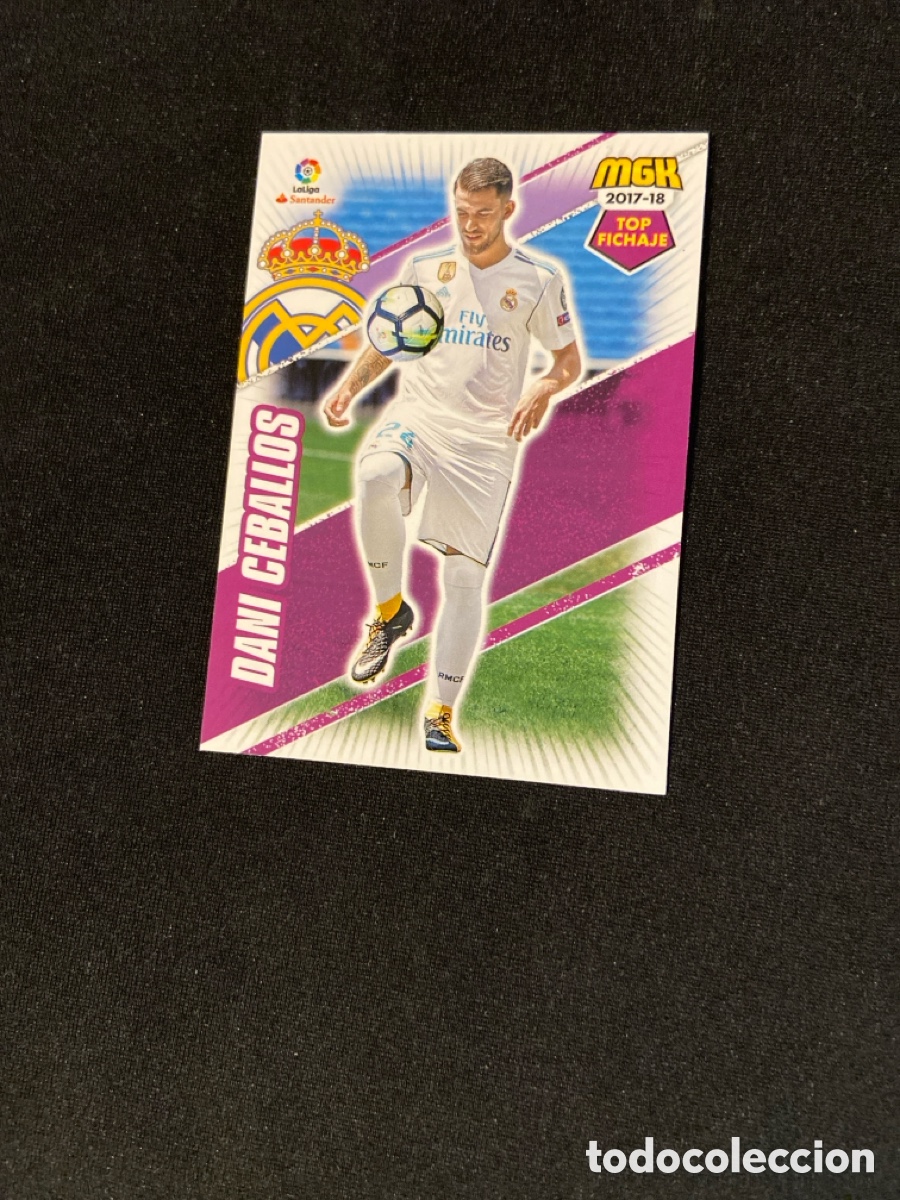 Cromos de F&uacute;tbol: DANI CEBALLOS 398 TOP FICHAJE (REAL MADRID)