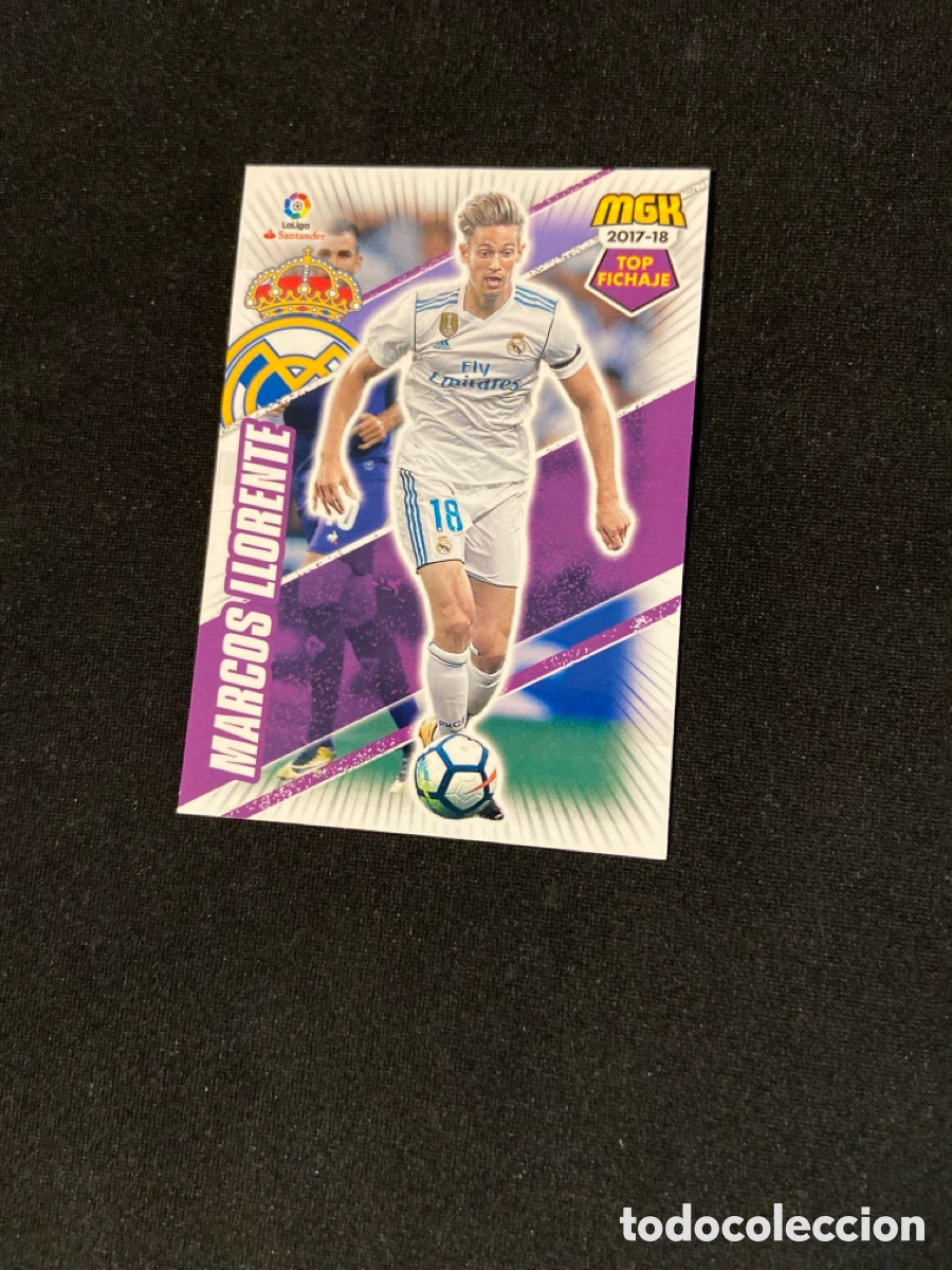 Cromos de F&uacute;tbol: MARCOS LLORENTE 399 TOP FICHAJE (REAL MADRID)