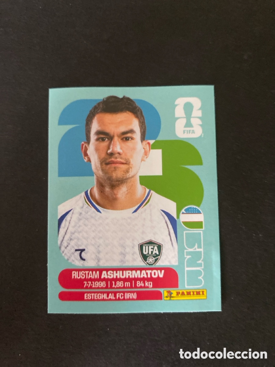 Cromos de F&uacute;tbol: Cromo Uzbekist&aacute;n N*7 Mundial 2026