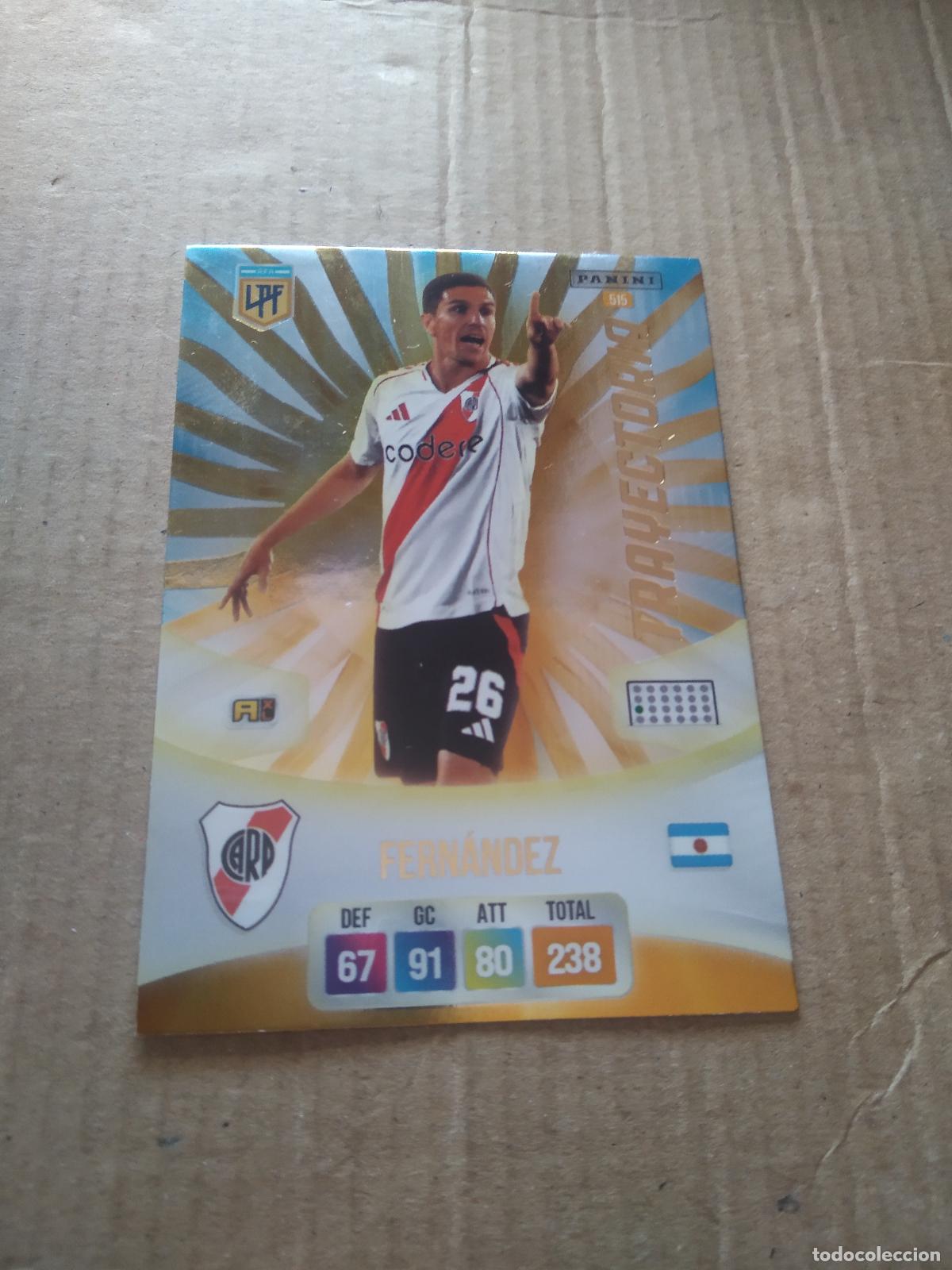Cromos de F&uacute;tbol: 515 FERNANDEZ RIVER PLATE CROMO FUTBOL ARGENTINO PANINI LIGA ARGENTINA 2024 ADRENALYN