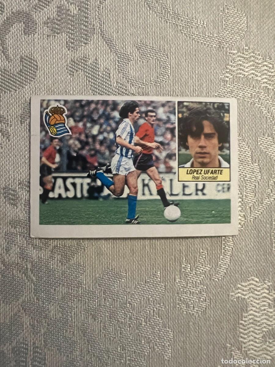 Cromos de F&uacute;tbol: L&Oacute;PEZ UFARTE REAL SOCIEDAD NUNCA PEGADO LIGA ESTE 1984/85 84 85