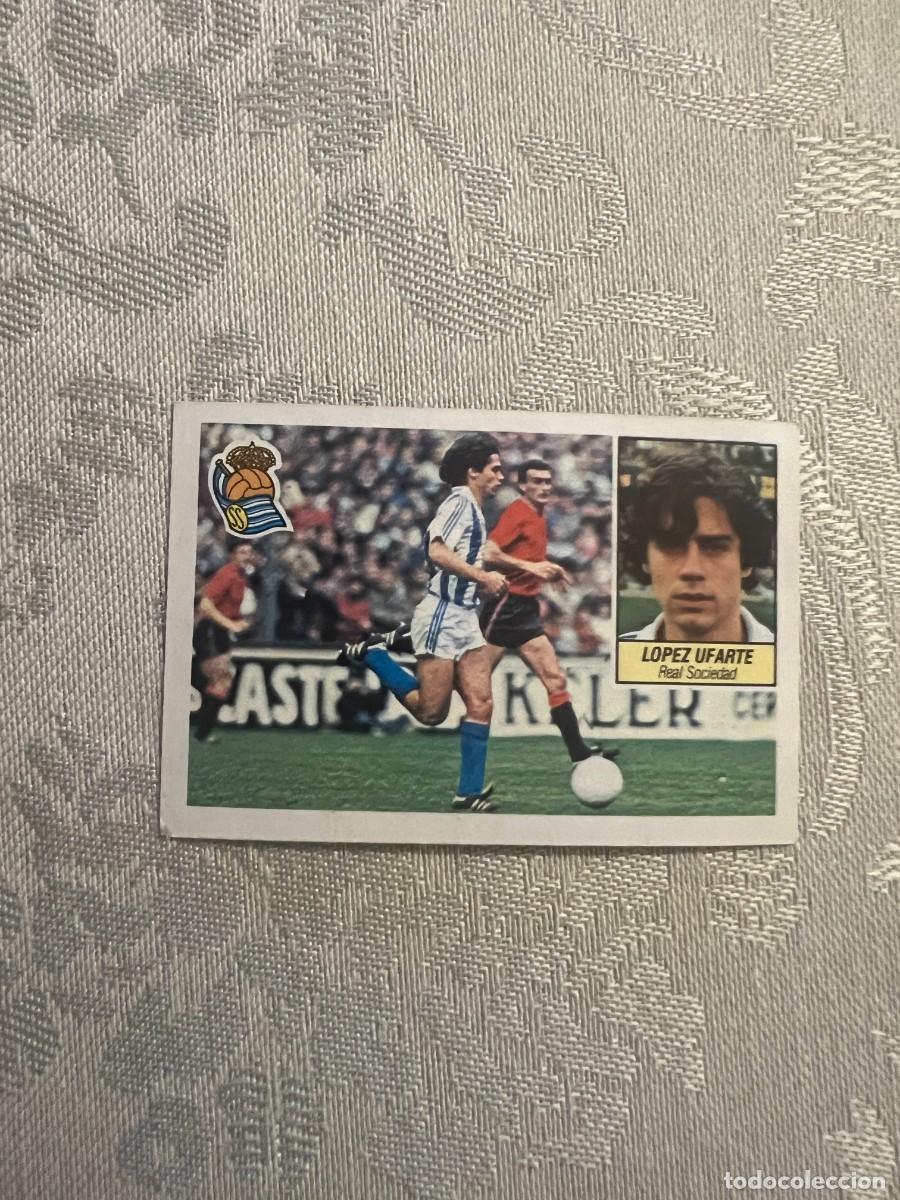 Cromos de F&uacute;tbol: L&Oacute;PEZ UFARTE REAL SOCIEDAD NUNCA PEGADO LIGA ESTE 1984/85 84 85