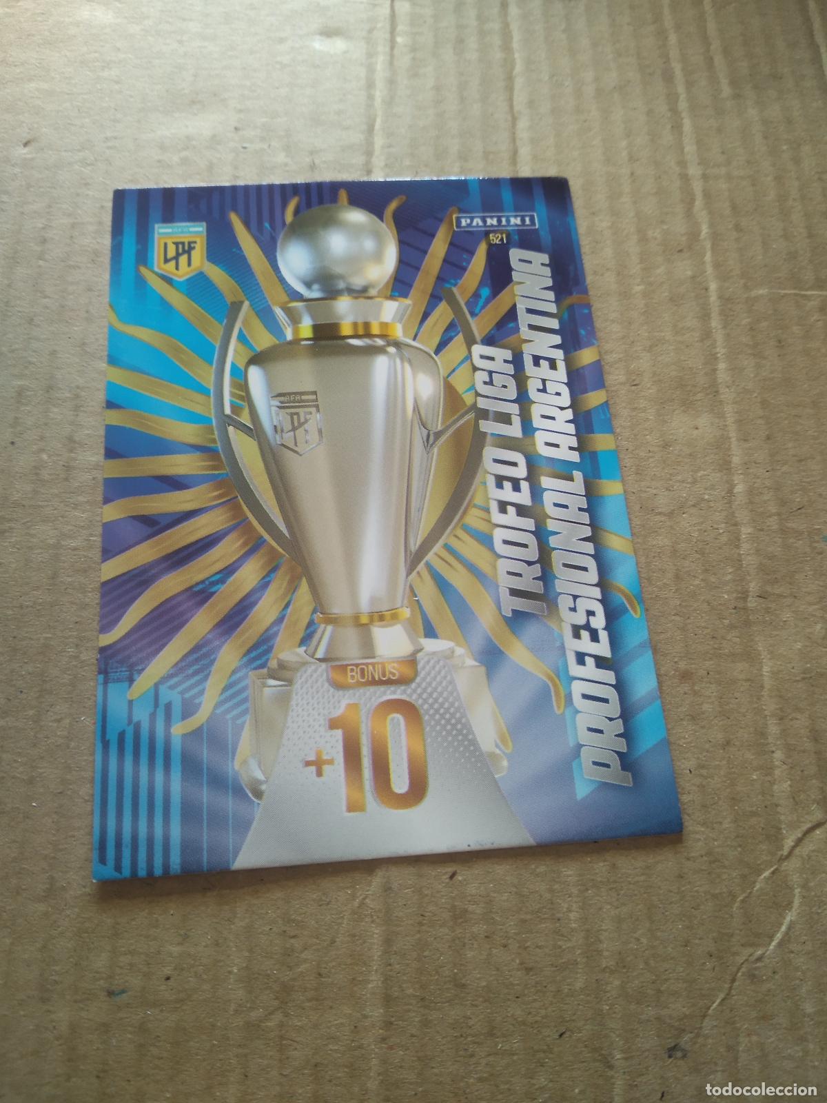 Cromos de F&uacute;tbol: 521 TROFEO CROMO FUTBOL ARGENTINO PANINI LIGA ARGENTINA 2024 ADRENALYN