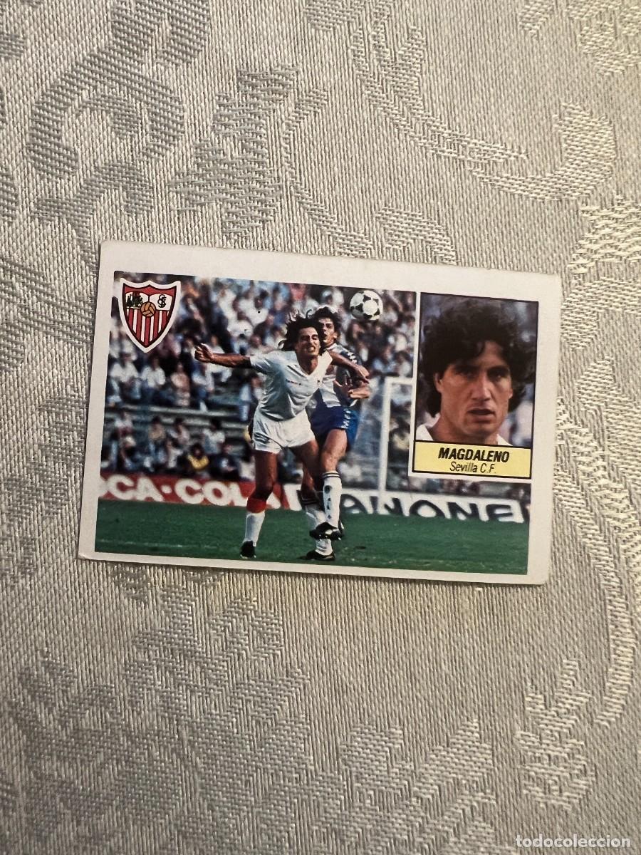 Cromos de F&uacute;tbol: MAGDALENO SEVILLA NUNCA PEGADO LIGA ESTE 1984/85 84 85