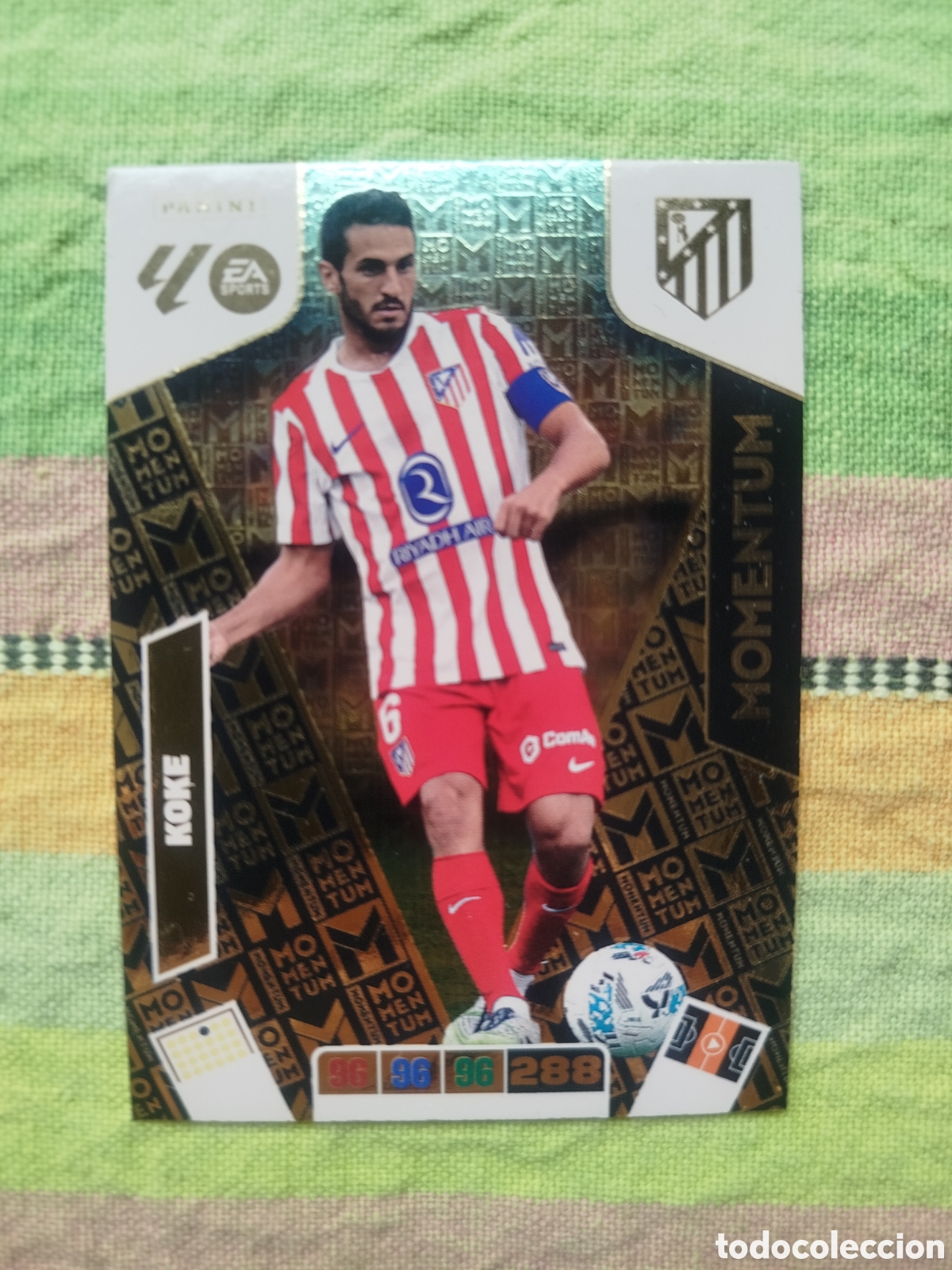 Cromos de F&uacute;tbol: Koke Momentum Atl&eacute;tico Adrenalyn 25-26