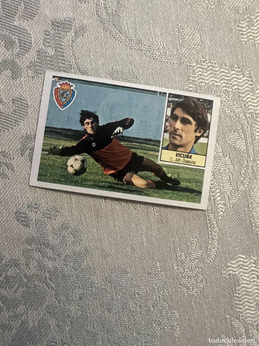 Cromos de F&uacute;tbol: VICU&Ntilde;A OSASUNA NUNCA PEGADO LIGA ESTE 1984/85 84 85