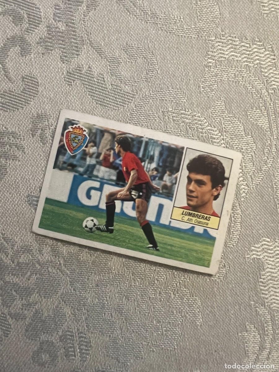 Cromos de F&uacute;tbol: LUMBRERAS OSASUNA NUNCA PEGADO LIGA ESTE 1984/85 84 85