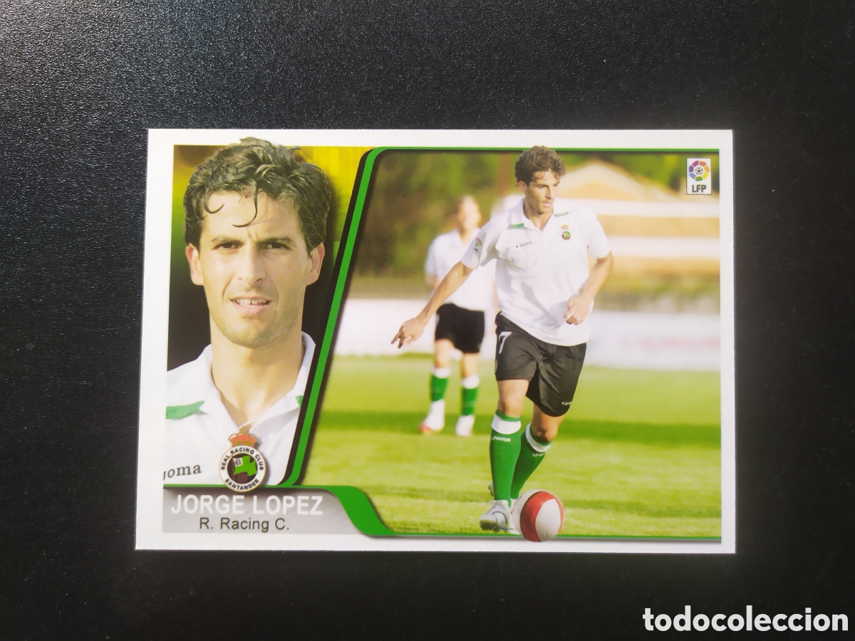 Cromos de F&uacute;tbol: Mundicromo ediciones estadio 2007 2008 07 08 Jorge L&oacute;pez n&deg; 178 Racing Santander