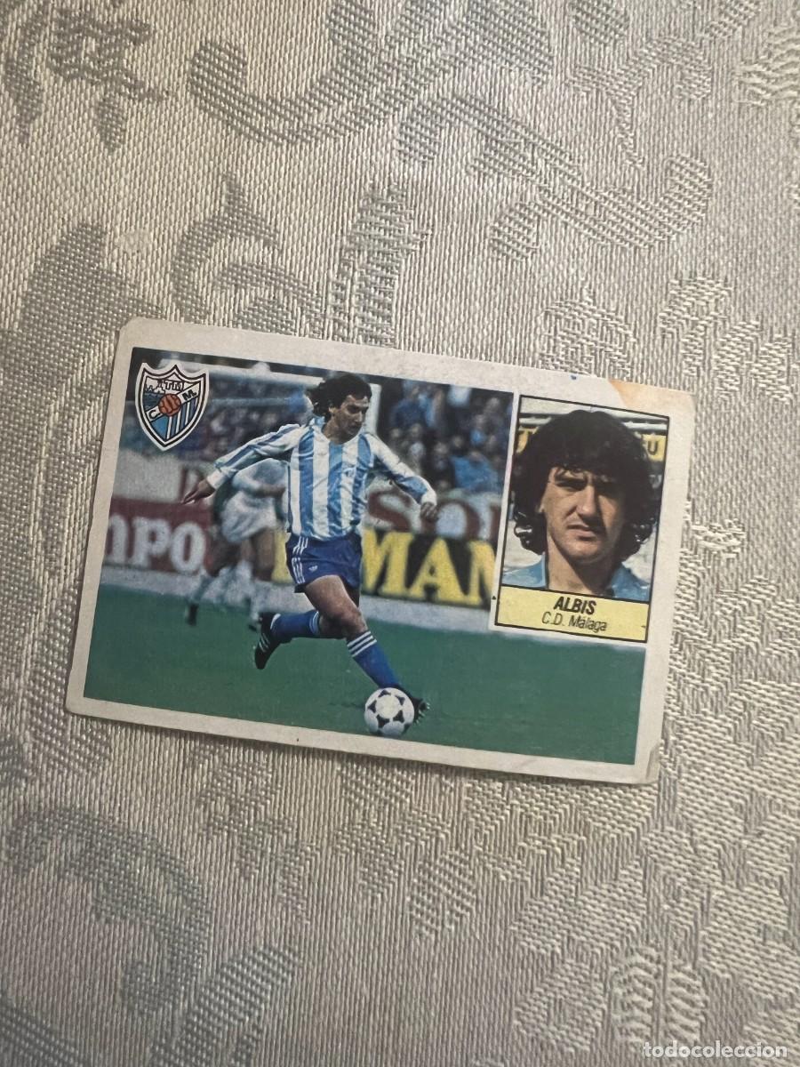 Cromos de F&uacute;tbol: ALBIS M&Aacute;LAGA NUNCA PEGADO LIGA ESTE 1984/85 84 85