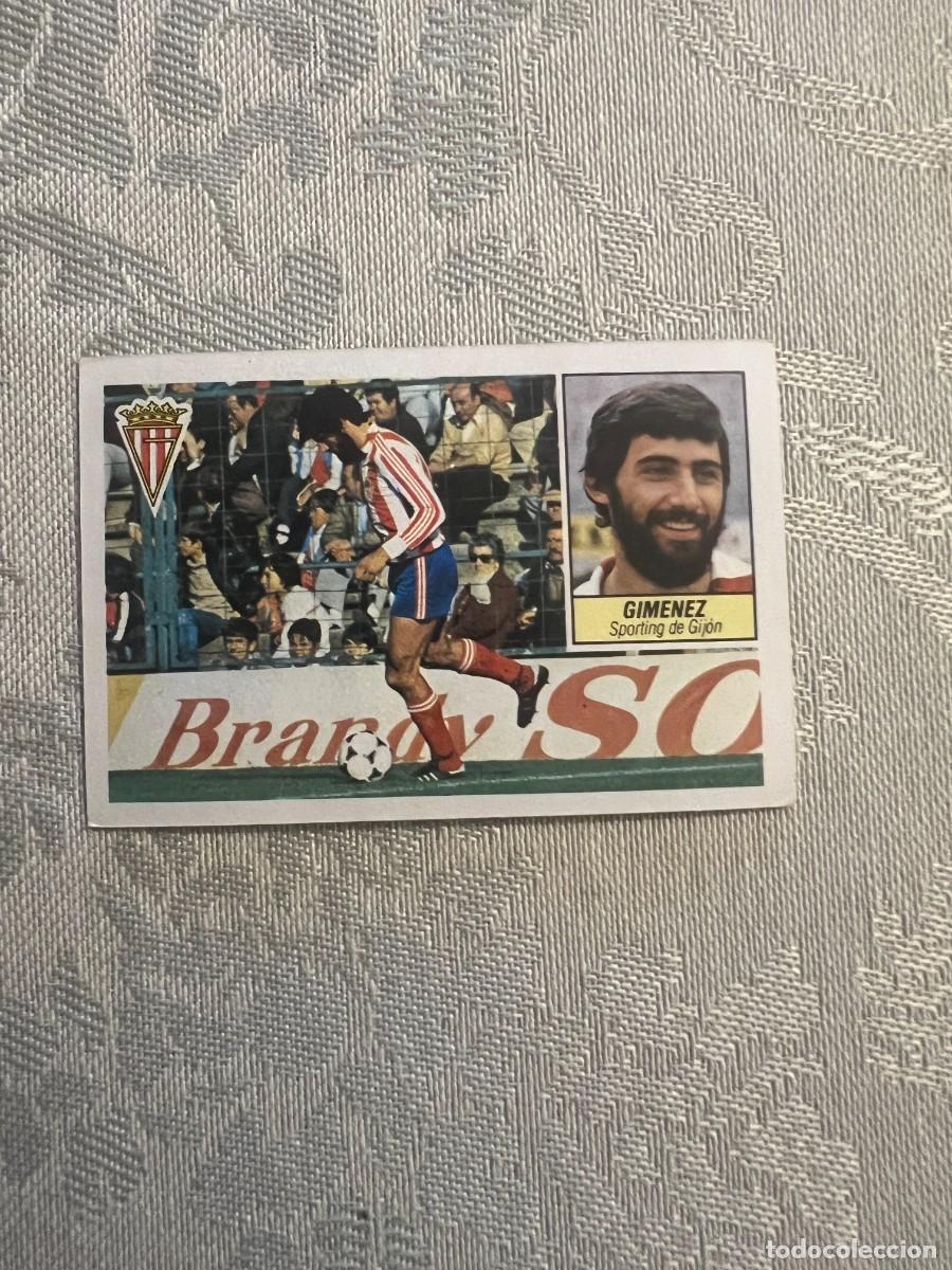 Cromos de F&uacute;tbol: GIM&Eacute;NEZ SPORTING NUNCA PEGADO LIGA ESTE 1984/85 84 85