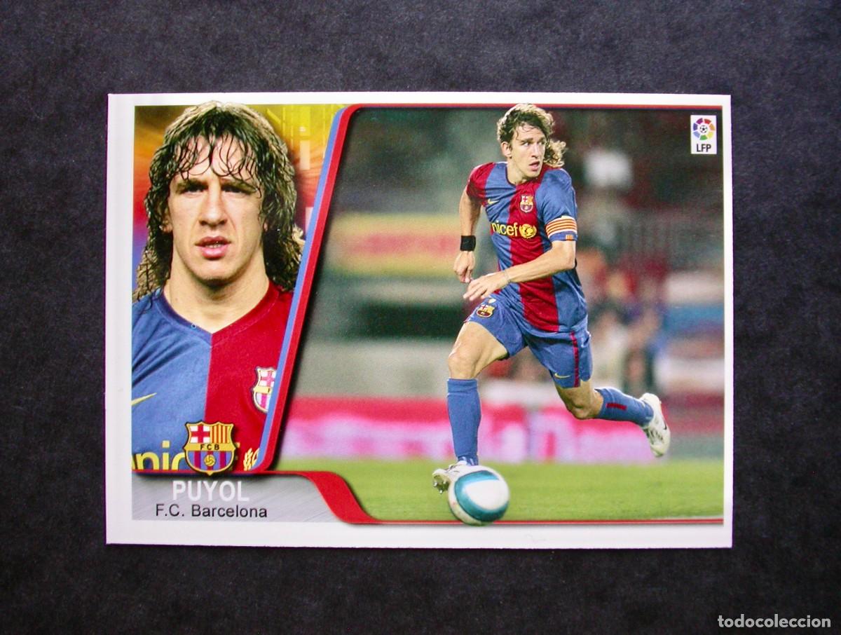 Figurine di Calcio: 24 PUYOL / F.C. BARCELONA / EDICIONES ESTADIO 2008 / 2007 2008 07 08 / MUNDICROMO