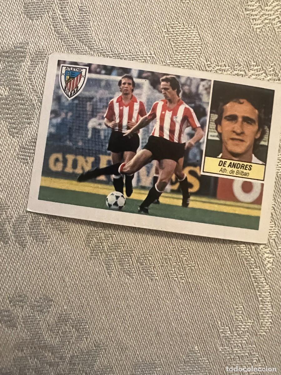 Cromos de F&uacute;tbol: DE ANDR&Eacute;S AT BILBAO NUNCA PEGADO LIGA ESTE 1984/85 84 85