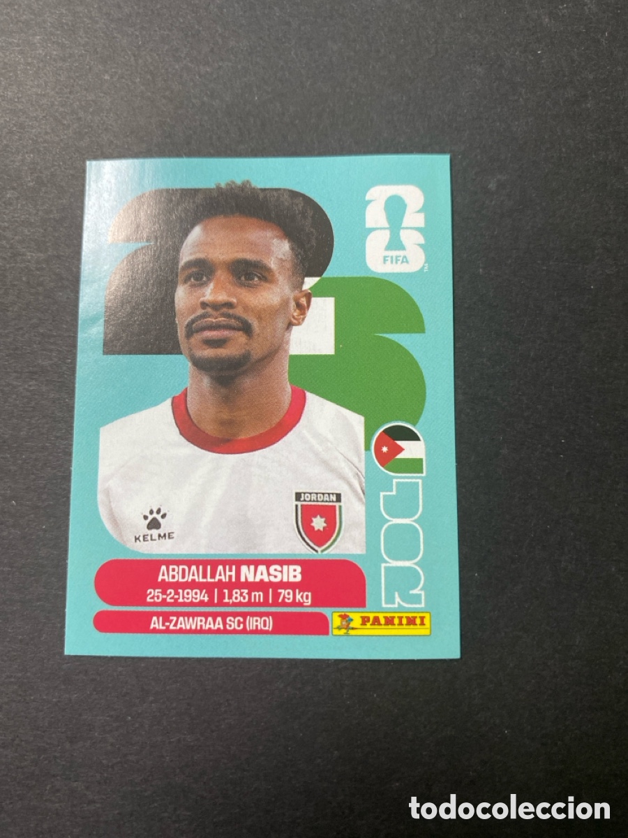 Cromos de F&uacute;tbol: Cromo Jordania N*6 Mundial 2026