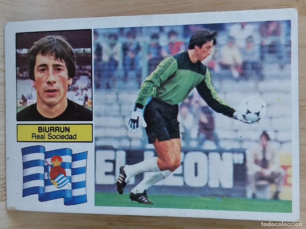 Cromos de F&uacute;tbol: BIURRUN REAL SOCIEDAD LIGA 1982 82 83 ED ESTE CROMO ORIGINAL