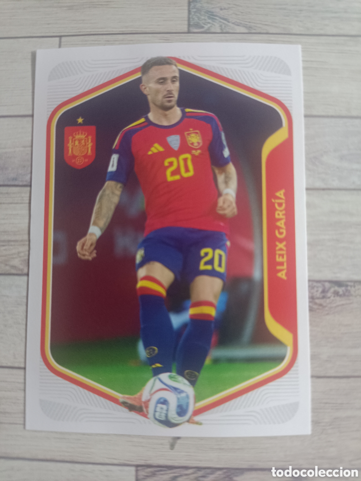 Cromos de F&uacute;tbol: 30 ALEIX GARC&Iacute;A SELECCION ESPA&Ntilde;OLA ESPA&Ntilde;A MUNDIAL CARREFOUR 26 PANINI 2026