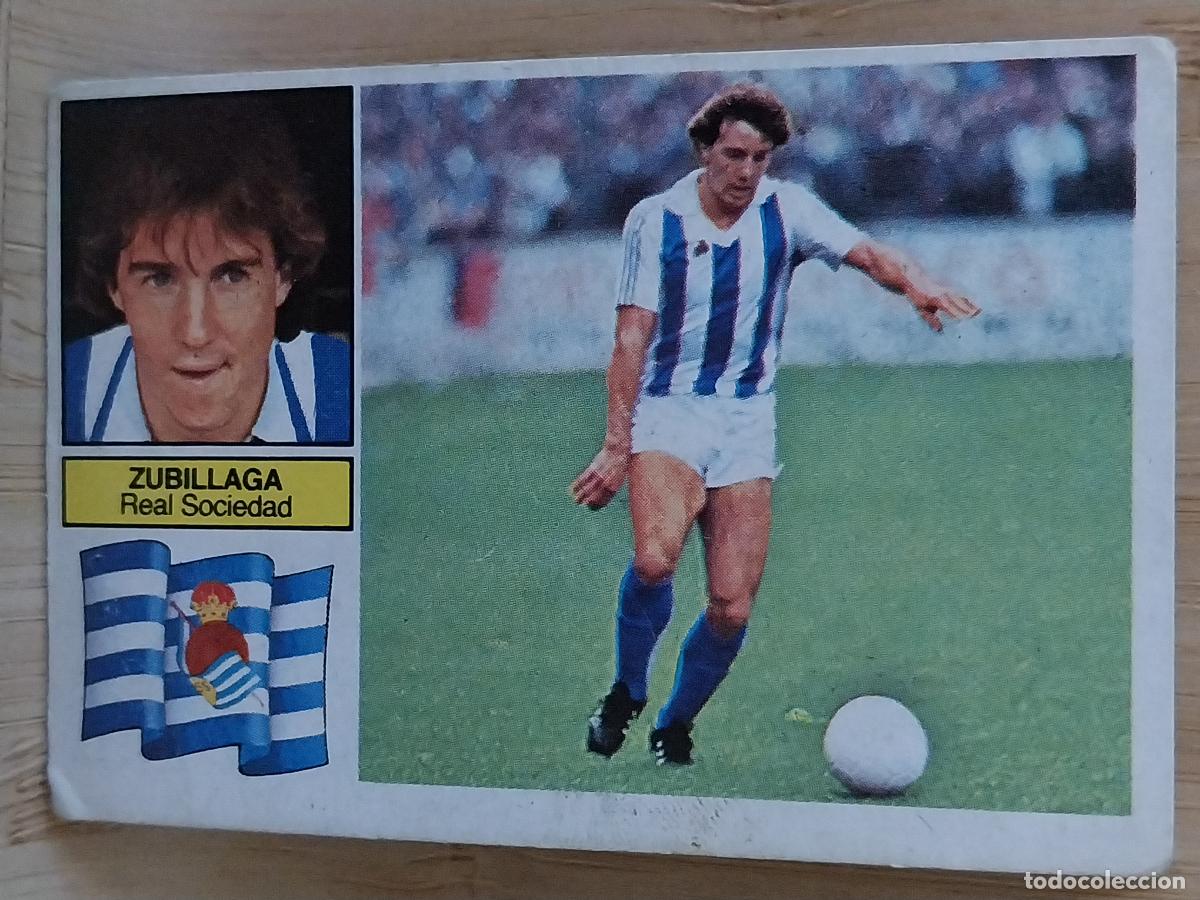 Cromos de F&uacute;tbol: ZUBILLAGA REAL SOCIEDAD LIGA 1982 82 83 ED ESTE CROMO ORIGINAL