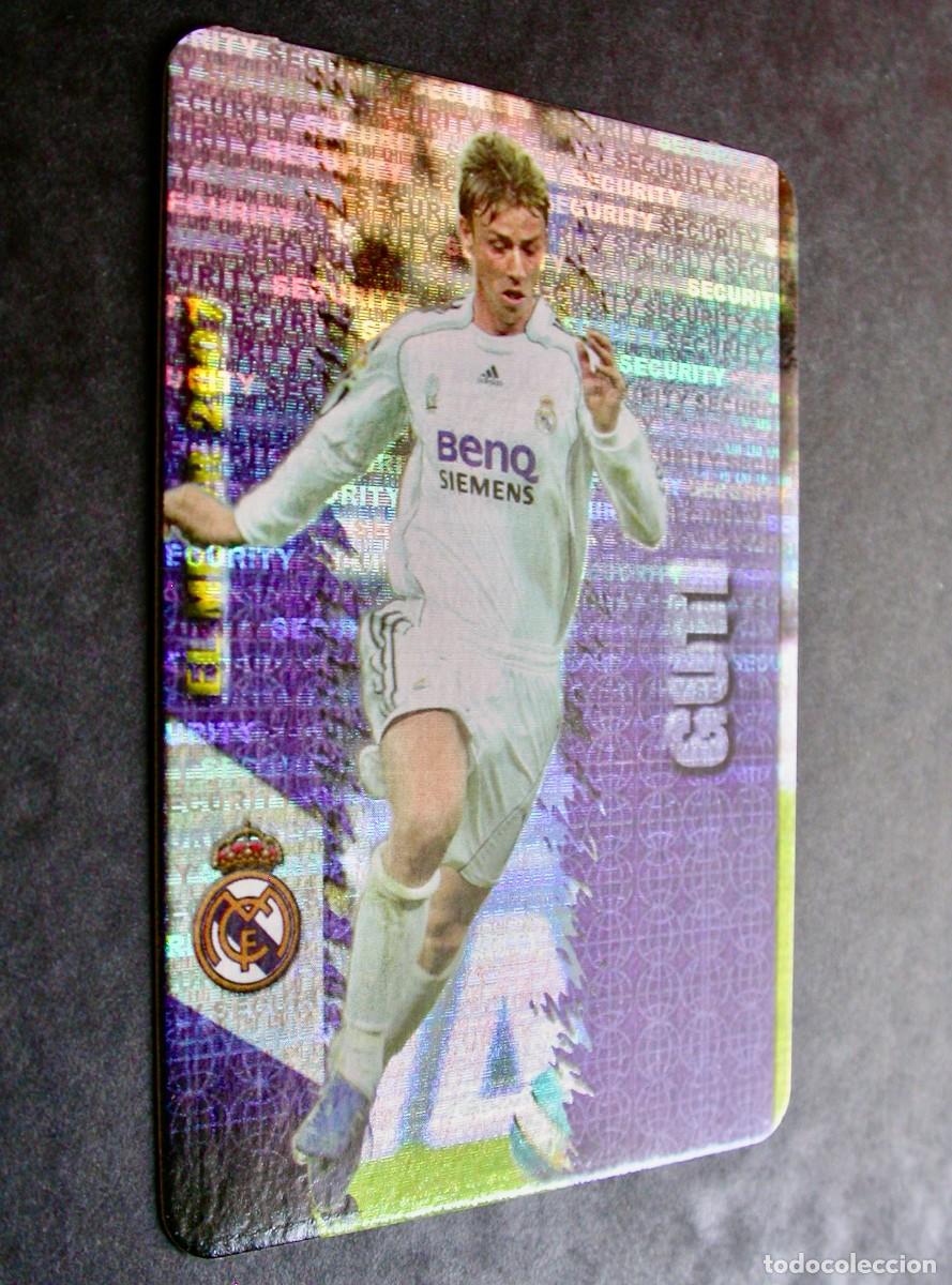 Cromos de F&uacute;tbol: 27 GUTI REAL MADRID / SECURITY HORIZONTAL NORMAL / FICHAS DE LA LIGA 2007 2008 / MUNDICROMO