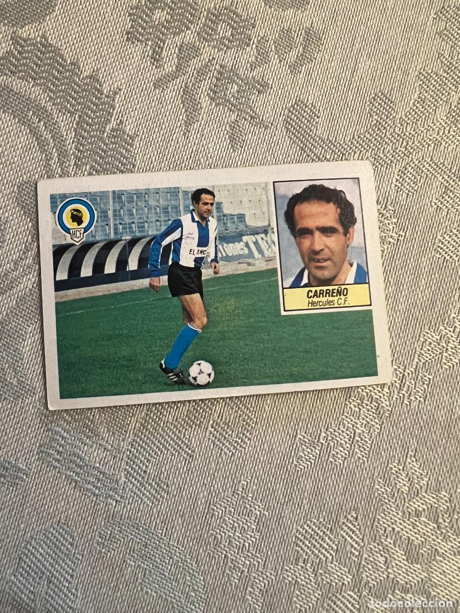 Figurine di Calcio: CARRE&Ntilde;O BAJA HERCULES NUNCA PEGADO LIGA ESTE 1984/85 84 85