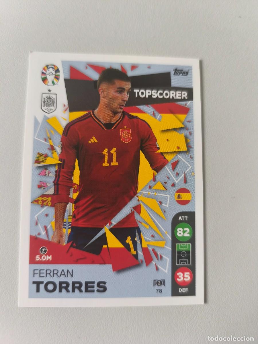 Figurine di Calcio: EURO 2024 MATCH ATTAX GERMANY FERRAN TORRES TOPSCORER CRM1
