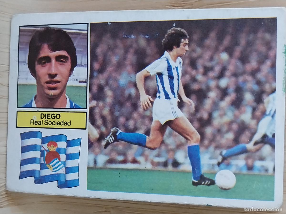 Football Stickers: DIEGO REAL SOCIEDAD LIGA 1982 82 83 ED ESTE CROMO ORIGINAL