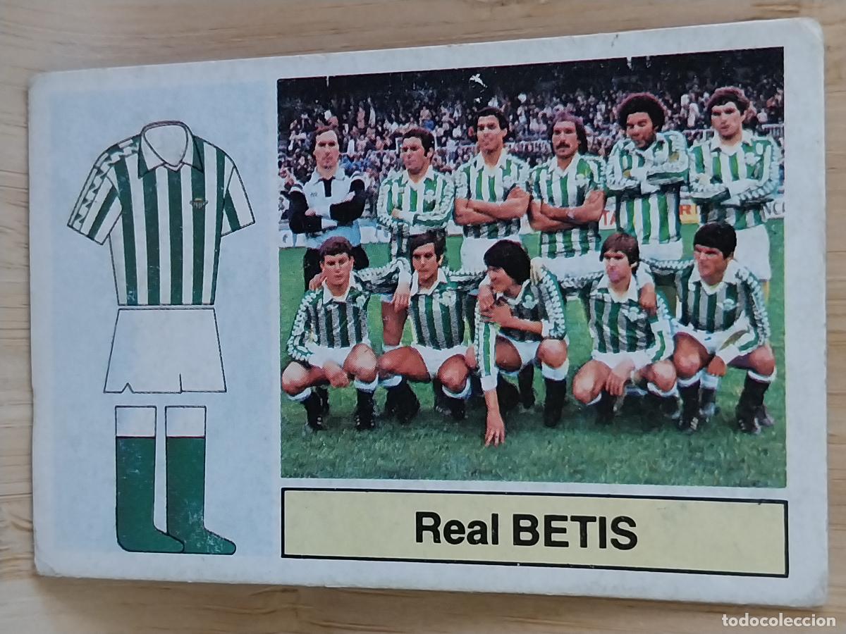 Football Stickers: BETIS ALINEACION LIGA 1982 82 83 ED ESTE CROMO ORIGINAL